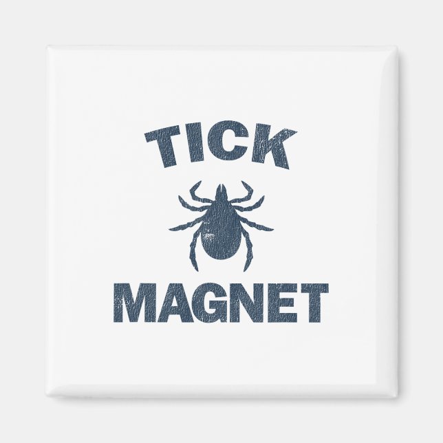 Tick Magnet Funny Camping And Hiking Bug Shirt  (Front)