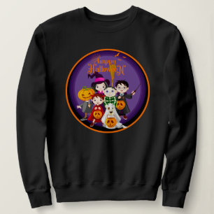 Tick or Treat Kids Cute Halloween Unisex Sweatshirt