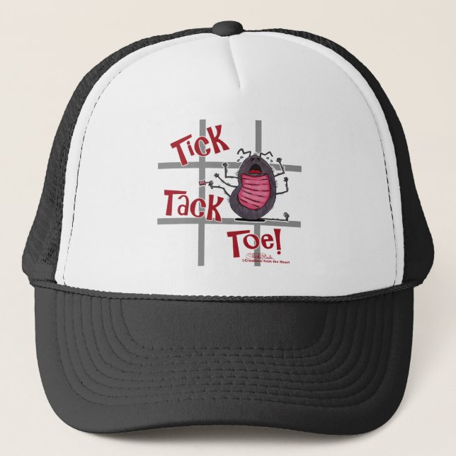 Tick Tack Toe! Trucker Hat (Front)