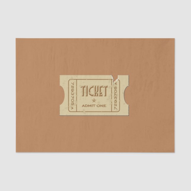 Ticket Tissue Paper (Front)