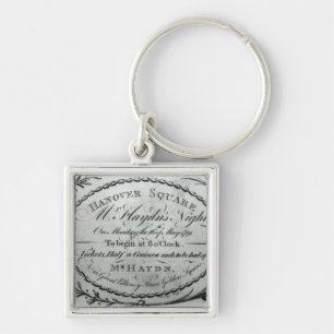 Ticket to 'Mr. Haydn's Night' in Hanover Key Ring