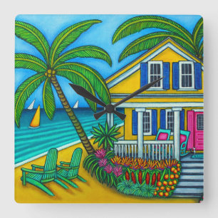 Ticket to Paradise Wall Clock