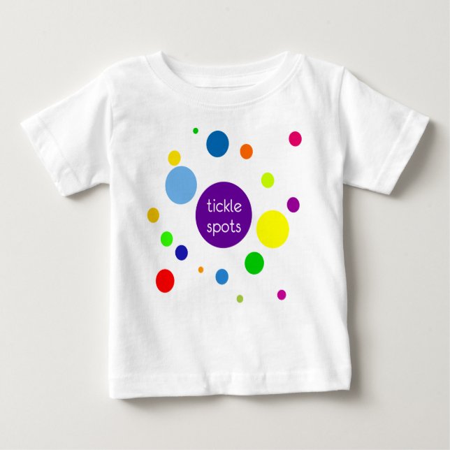 Tickle spots baby T-Shirt (Front)