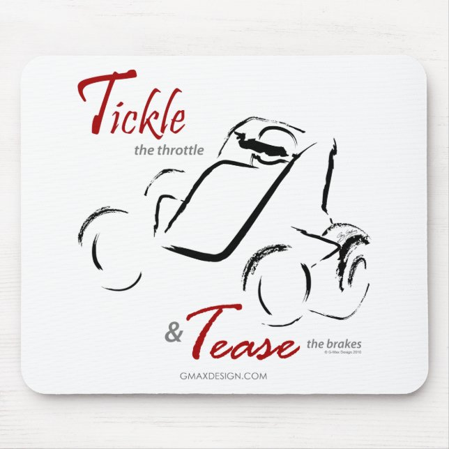 Tickle & Tease Sprintcar Mouse Pad (Front)
