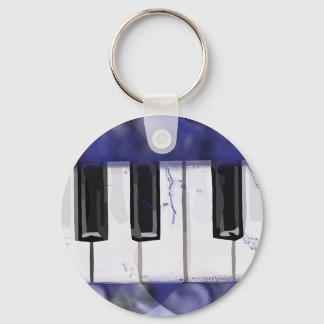 Tickle The Ivory Key Ring (Front)