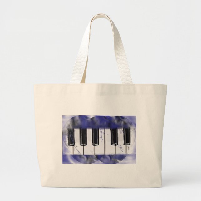 Tickle The Ivory Large Tote Bag (Front)