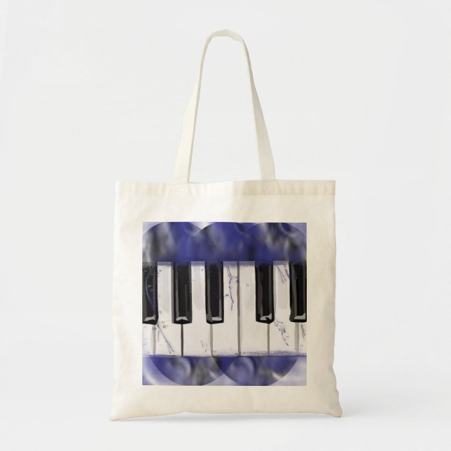 Tickle The Ivory Piano Tote Bag (Front)