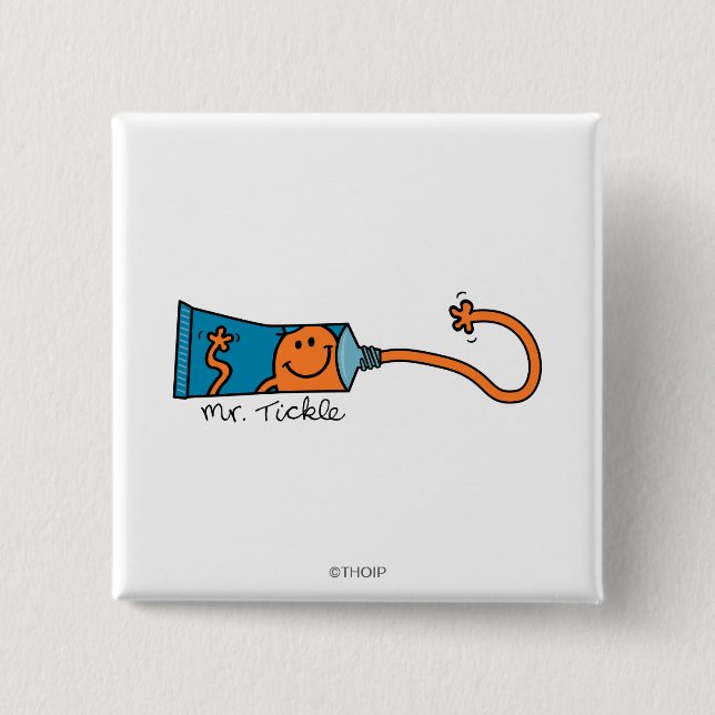 Tickle Toothpaste 15 Cm Square Badge (Front)