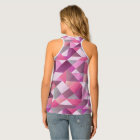 Tickled Pink Designer Womens Racerback Tank Top