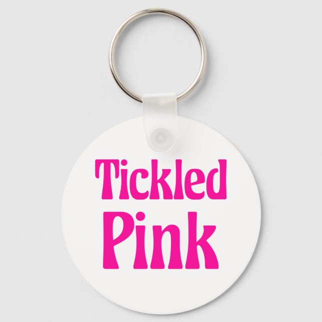 Tickled Pink Key Ring (Front)