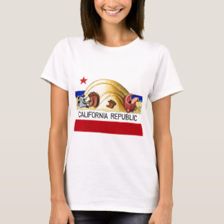 Ticklish California Bear Flag T-Shirt