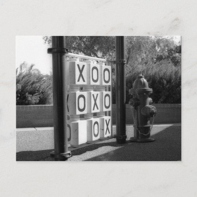 tictactoe postcard (Front)