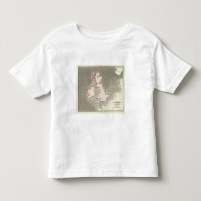 Tidal chart British Seas Toddler T-Shirt (Front)