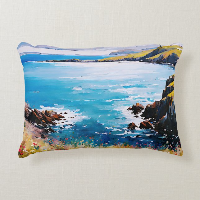 Tidal Dreams and Meadow Breezes      Decorative Cushion (Front)