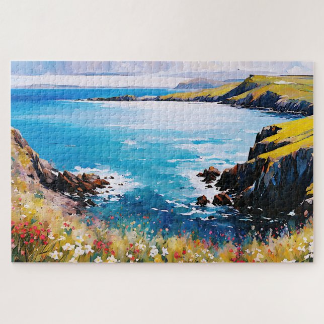 Tidal Dreams and Meadow Breezes      Jigsaw Puzzle (Horizontal)