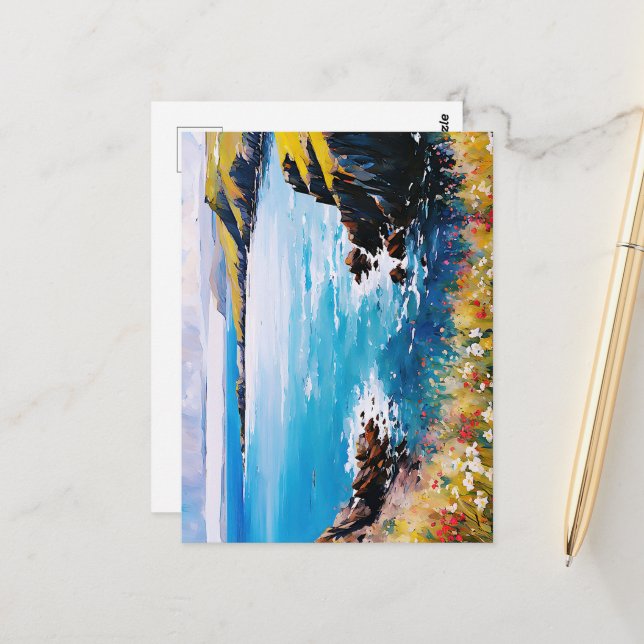 Tidal Dreams and Meadow Breezes      Postcard (Front/Back In Situ)