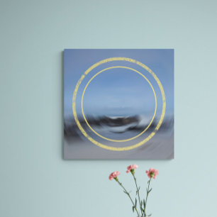 Tidal Flow Abstract Seascape Contemporary Poster