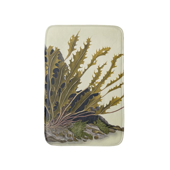 Tidal Fronds Bath Mat (Front Vertical)