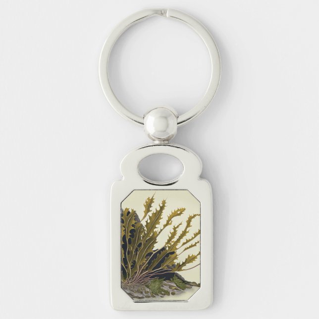 Tidal Fronds Key Ring (Front)