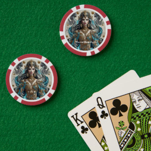 "Tidal Mythology" Poker Chips