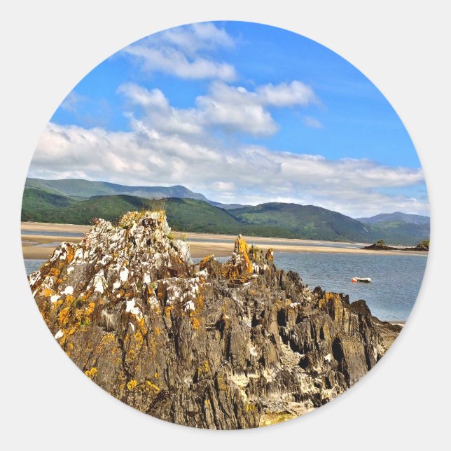 TIDAL RIVER CLASSIC ROUND STICKER (Front)