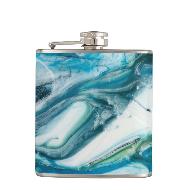 Tidal Sweep II Hip Flask (Front)