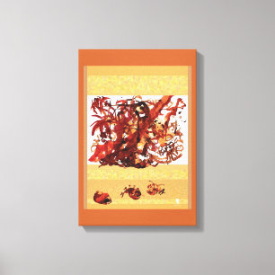 Tidal tangle canvas print
