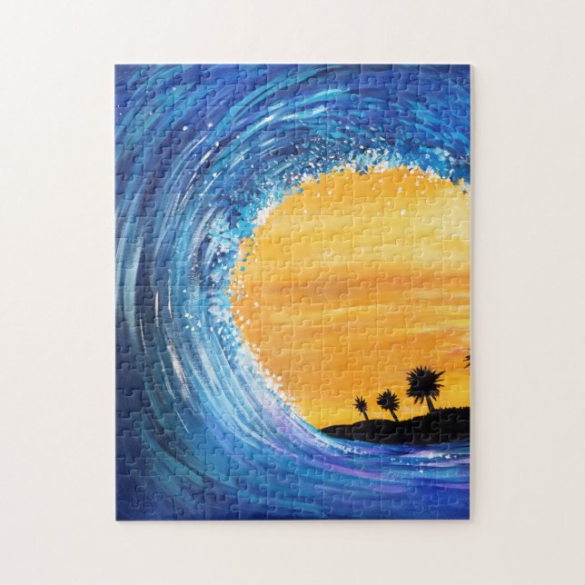 Tidal Wave Jigsaw Puzzle (Vertical)