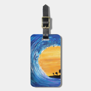 Tidal Wave Luggage Tag