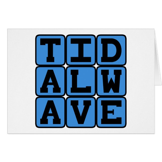 Tidal Wave, Violent Tsunami (Front Horizontal)