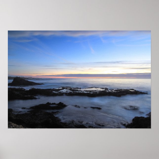 "Tide Pool Mist" Mendocino, CA. Poster (Front)