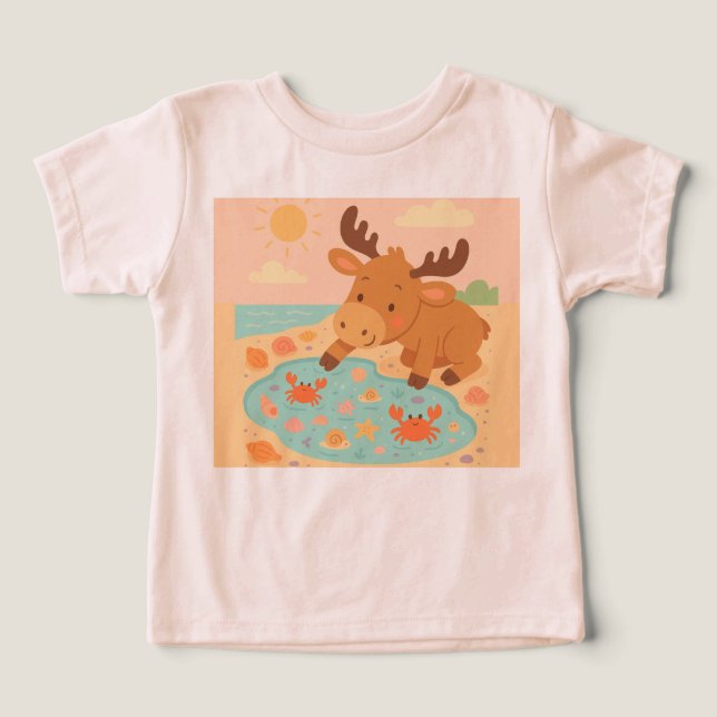 Tide Pool Treasures – Nature Explorer T-Shirt (Design Front)