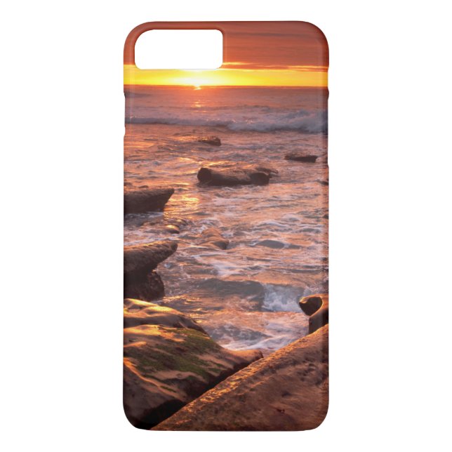 Tide pools at sunset, California Case-Mate iPhone Case (Back)
