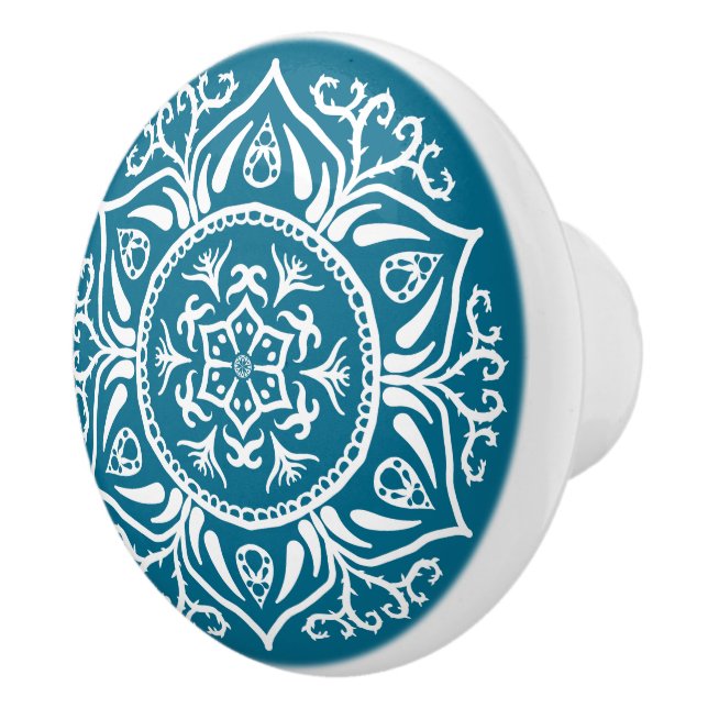 Tidepool Mandala Ceramic Knob (Right)
