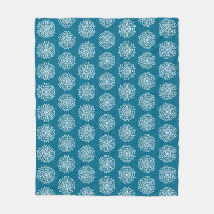 Tidepool Mandala Fleece Blanket