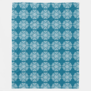 Tidepool Mandala Fleece Blanket