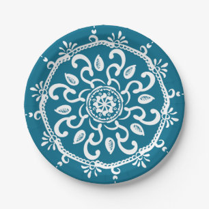 Tidepool Mandala Paper Plate