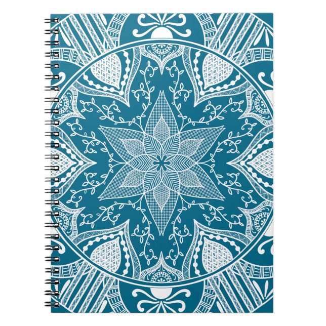 Tidepool Mandala Spiral Notebook (Front)