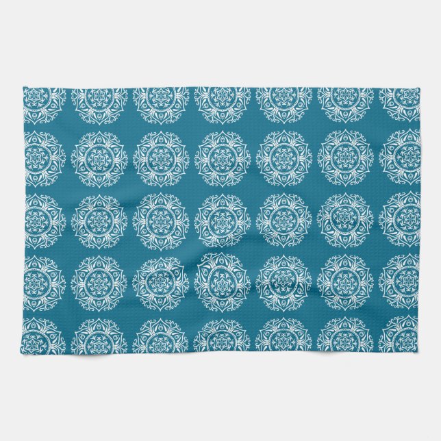 Tidepool Mandala Tea Towel (Horizontal)