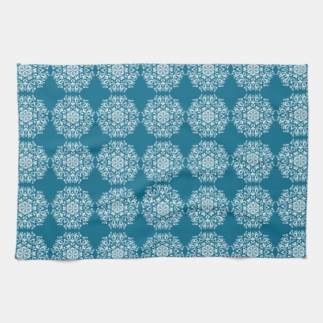 Tidepool Mandala Tea Towel (Horizontal)