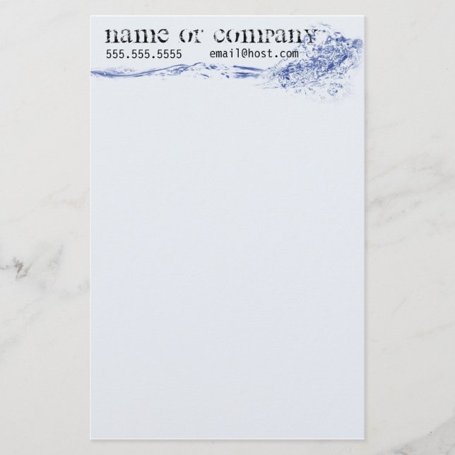 Tides - Letterhead  Stationary (Front)