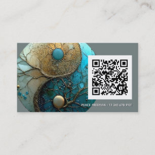 Tides of Balance Yin Yang Design Business Card
