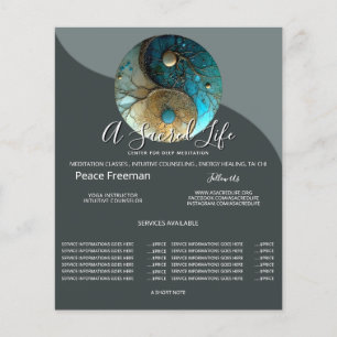 Tides of Balance Yin Yang Design Flyer