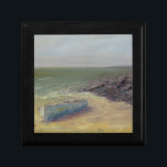 Tide's Rolling In - Boat on the Shore Gift Box<br><div class="desc">Tide's Rolling In by Marilyn Wendling. Boat resting in the sand as waves approach.</div>
