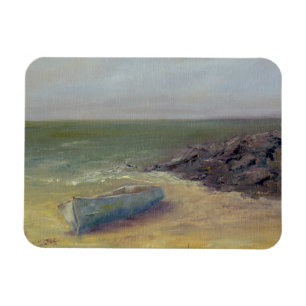 Tide's Rolling In - Boat on the Shore Magnet
