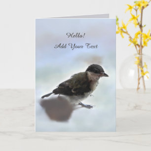 Tidi my Bird the Parus Major Card