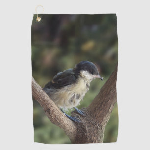 Tidi my Bird the Parus Major Golf Towel