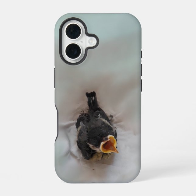 Tidi my Bird the Parus Major iPhone 16 Case (Back)