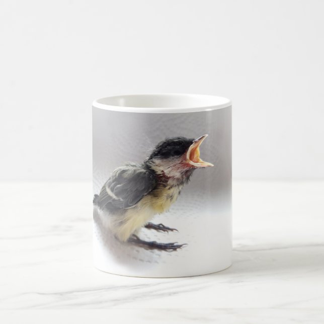 Tidi my Bird the Parus Major Magic Mug (Center)