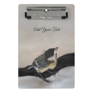 Tidi my Bird the Parus Major Mini Clipboard